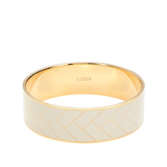 J Crew enamel bracelets chevron bangle- set of 3 - Picture 8 of 9